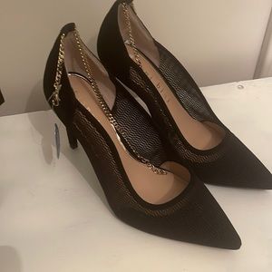 Gianni Bini Women Pumps with Ankle Chain Fastener
